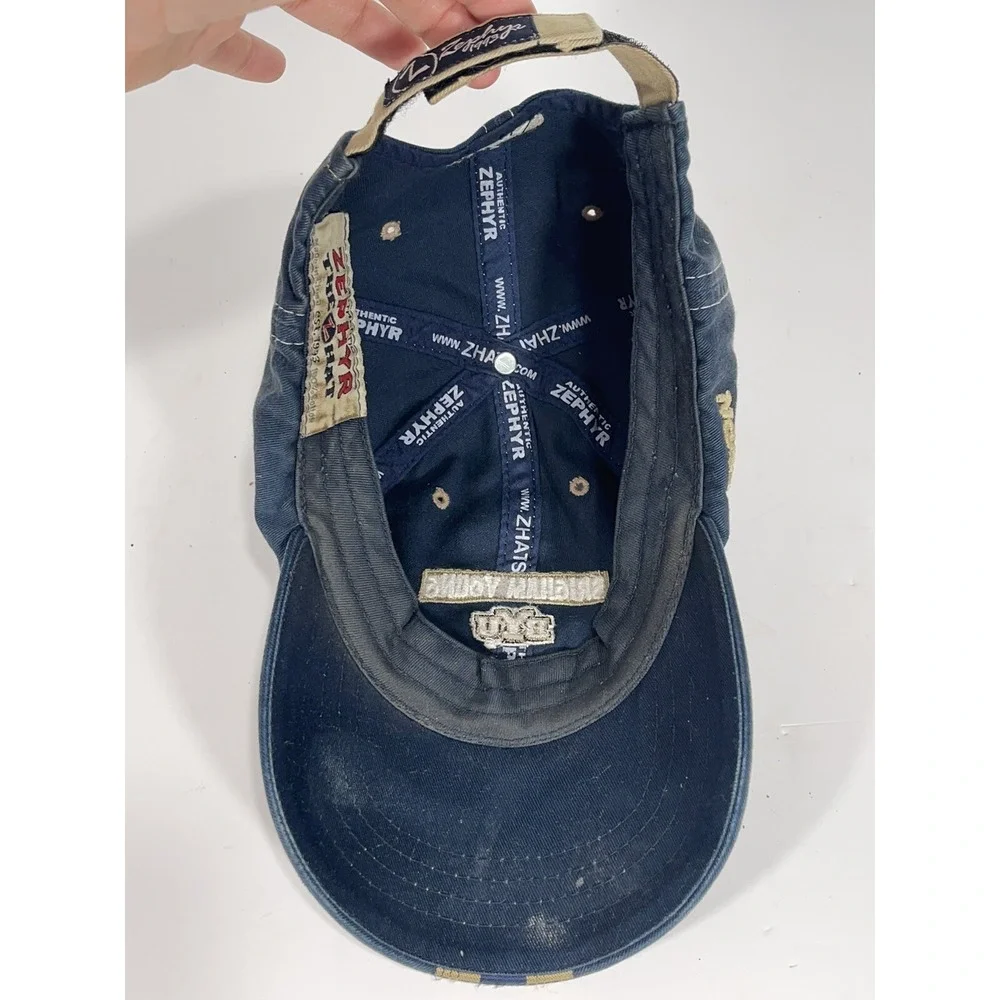 Zephyr BYU Cougars Hat Mens Navy Blue‎ NCAA Embroidered Adjustable Baseball Cap